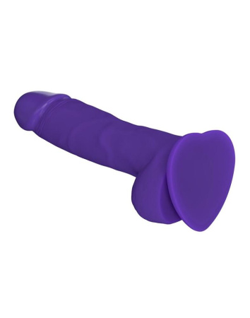 Реалистичный фаллоимитатор Strap-On-Me SOFT REALISTIC DILDO Violet - Size XL || 