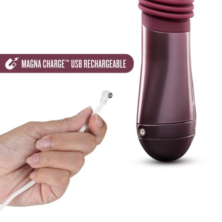 Пульсатор Temptasia by Blush - Trixie Thrusting Dildo - Wine Red || 