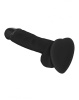 Реалистичный фаллоимитатор Strap-On-Me SOFT REALISTIC DILDO Black - Size S || 