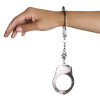 Наручники металлические Adrien Lastic Handcuffs Metallic (полицейские) || 