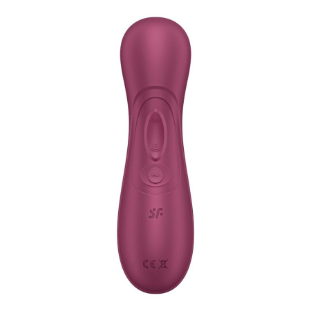 Вакуумный клиторальный стимулятор Satisfyer Pro 2 Generation 3 with Liquid Air Connect App Wine Red || 