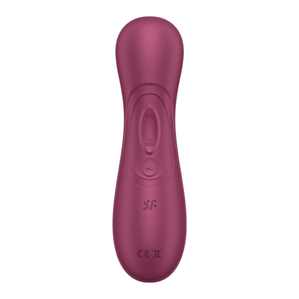 Вакуумный клиторальный стимулятор Satisfyer Pro 2 Generation 3 with Liquid Air Connect App Wine Red