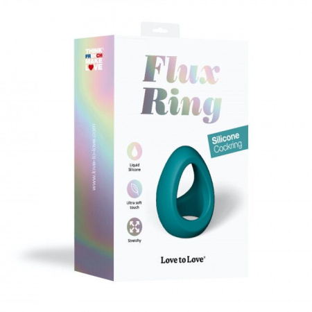 Эрекционное кольцо двойное Love To Love FLUX RING - TEAL ME || 