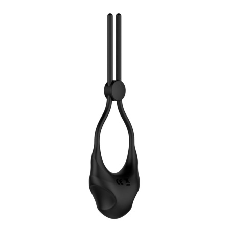 Эрекционное кольцо Nexus FORGE Vibrating Adjustable Lasso - Black || 