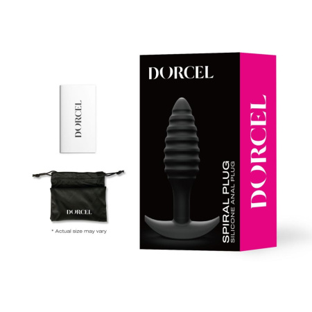 Анальная пробка Dorcel SPIRAL PLUG, диаметр 3 см, силикон || 